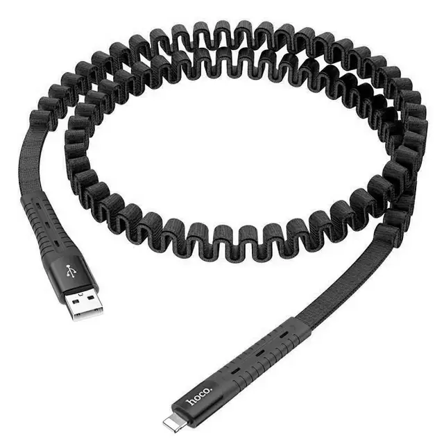 Hoco U78 Cotton Treasure Lightning Cable 1m