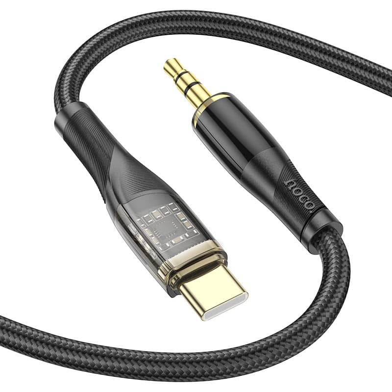 Hoco UPA25 Type-C to AUX Transparent Discovery Edition